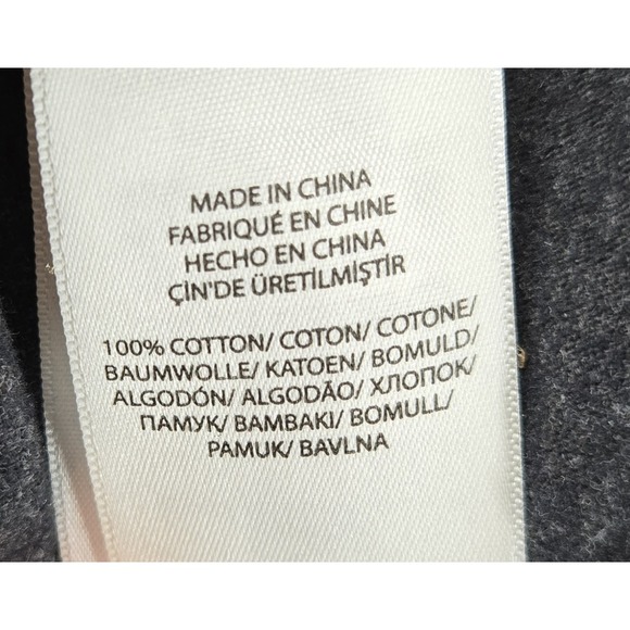 Polo Ralph Lauren Polo Flannel Shirt Mens XL Gray Flap Pocket Shacket Button Up - Picture 6 of 6